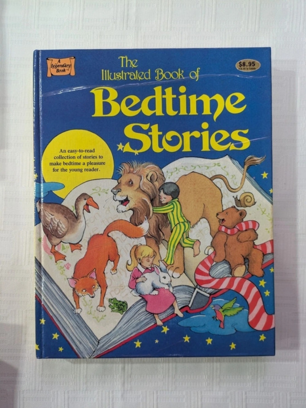 Vintage 1984 The Illustrated Book Of Bedtime Stories-Hardcover
